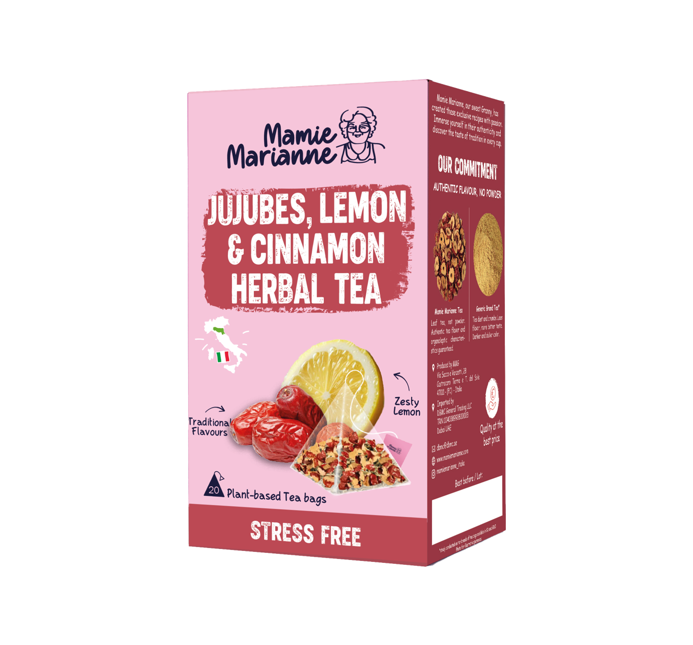 Jujube, Lemon, & Cinnamon Herbal Tea